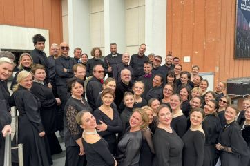 Attēls rakstam: No skatuves uz skatuvi — koris "Ikšķile" svin augstāko pakāpi koru skatē un sapņo par uzstāšanos Krakovā