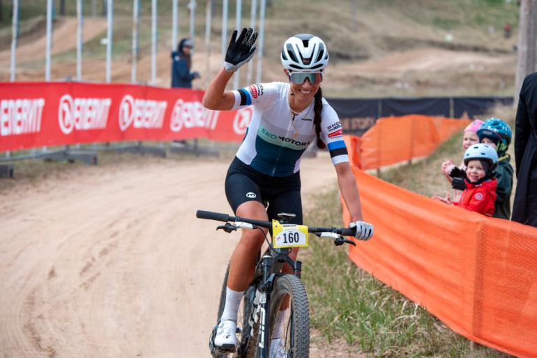 FOTO: Ķegumā aizvadīts spraigs kalnu riteņbraukšanas maratons