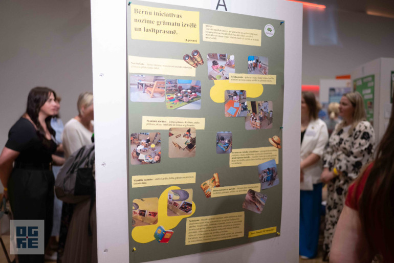 FOTO: 53 pieredzes stāsti un 120 pirmsskolas pedagogi – Ogres novadā apkopotas gada laikā gūtās atziņas