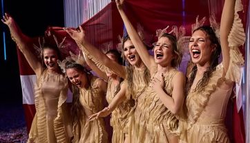 Attēls rakstam: Grupa "Tautumeitas" Eirovīzijas dziesmu konkursa finālā iegūst 13.vietu