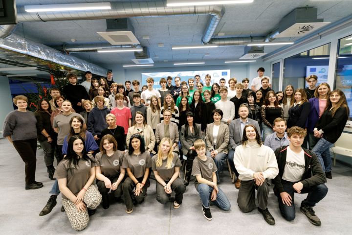 Hakatonā «Young Climathon» piedalījās arī jaunieši no Ogres