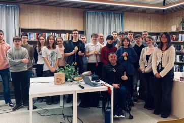 Attēls rakstam: Jauniešu lasītavā viesojas olimpiskais čepions Aigars Apinis