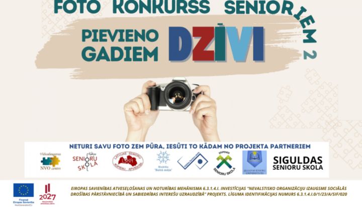 Fotokonkurss “Pievieno gadiem dzīvi”