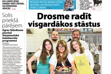 Attēls rakstam: Laikraksta “Ogres Vēstis Visiem” 13. februāra numurā