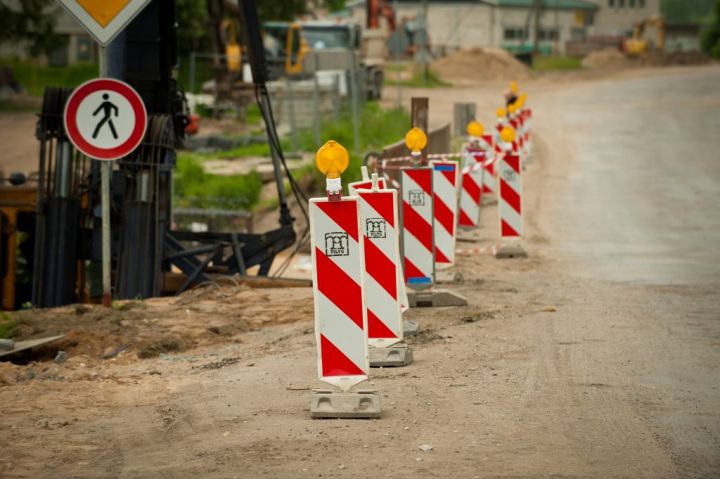Satiksmes ierobežojumi uz autoceļa Ropaži- Ikšķile