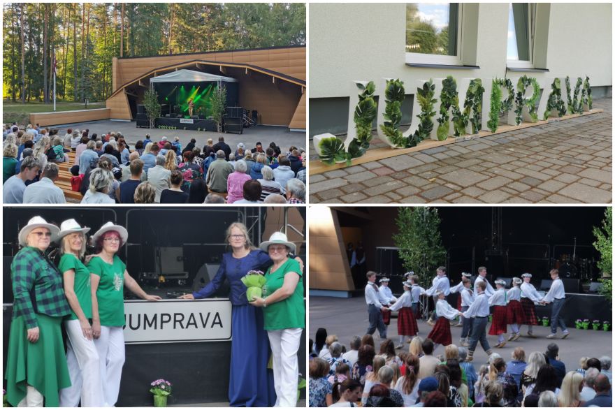 FOTO: Jumpravas pagasta svētki aizvadīti, savijoties dziesmām, dejām un tradīcijām
