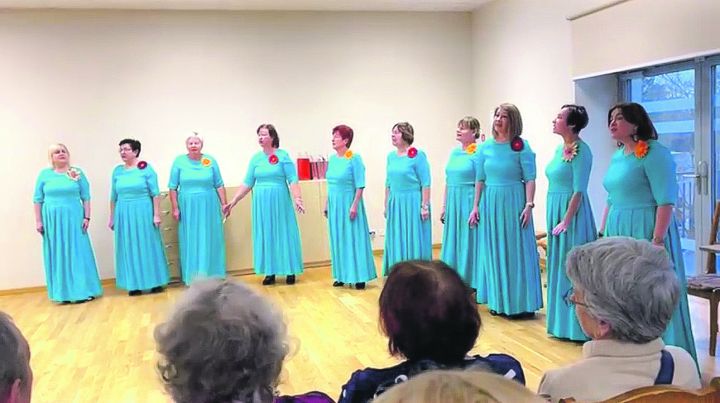 Sadziedāšanās Ogres Invalīdu biedrībā