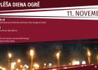 Attēls rakstam: Lācplēša dienā Ogrē iemirdzēsies lāpu uguntiņas un sarkanbaltsarkanā krāsa