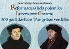 Attēls rakstam: Lutera Akadēmija 31. oktobrī rīko Reformācijas dienas konferenci