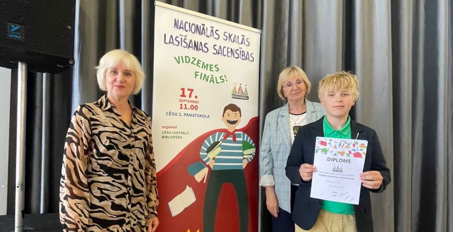 Ogrēnietis Haralds Skraucis iekļūst Skaļās lasīšanas sacensības finālā