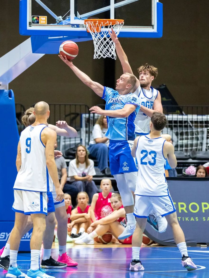 9 gadi komandā, mūžīga vieta Ogres basketbola stāstā - aizvadīta Kristapa Dārgā atvadu spēle