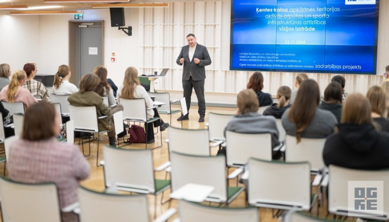 Studenti izstrādās Ķentes kalna apkārtnes teritorijas aktīvās atpūtas un sporta infrastruktūras attīstības vīziju