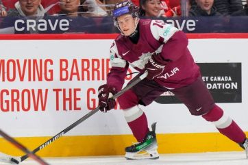 Attēls rakstam: Divi ogrēnieša Osmaņa vārti palīdz Latvijas junioriem hokejā sagraut dāņus