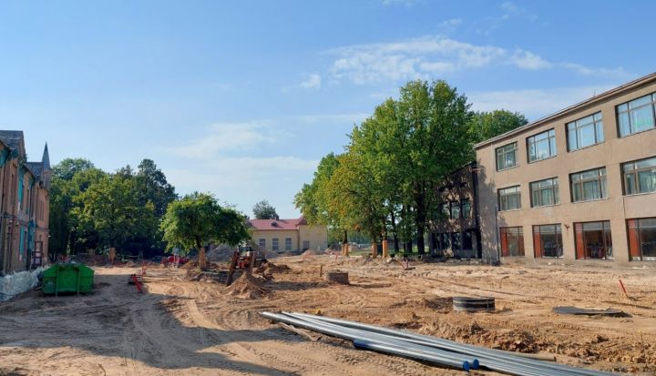 Aktuālie būvniecības darbi Ogres novadā