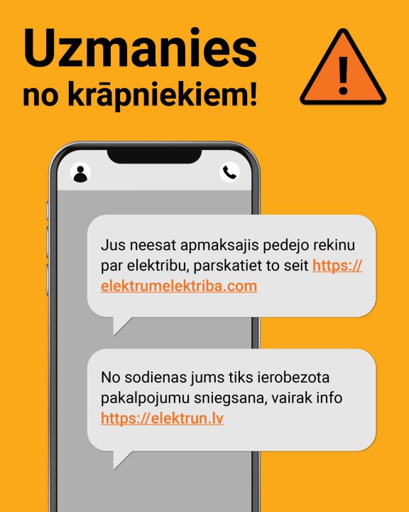 Krāpnieki uzdodas par Elektrum