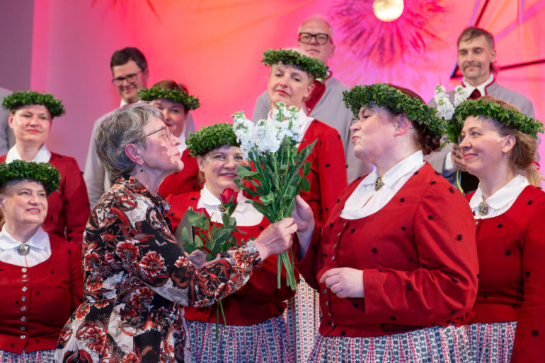 FOTO: Izskanējis Jauktā kora Grīva jubilejas koncerts &quot;Dieva dēli, Saules meitas&quot; 