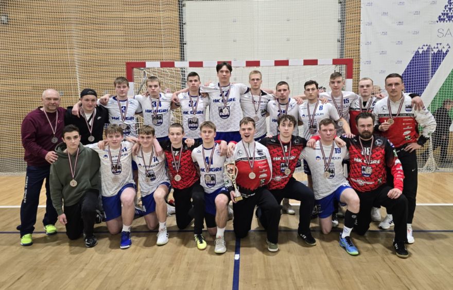 Handbola klubs “ONSC/HK Ogre” iegūst Latvijas čempionāta 1. līgas sudrabu