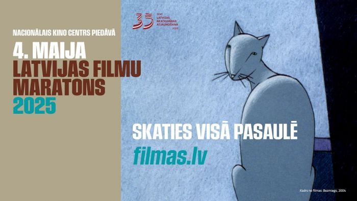 Tiešsaistē gaidāms tradicionālais 4.maija Latvijas filmu maratons