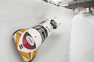 Attēls rakstam: Ogrēnietis Nils Meijers – pasaules U23 čempions bobslejā