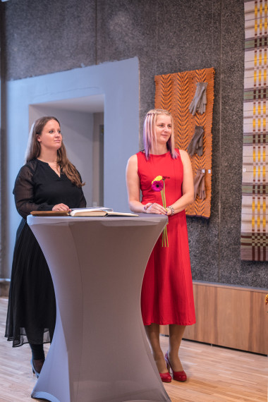 FOTO: Atklāta Tautas lietišķās mākslas studijas &quot;Saiva&quot; jubilejas izstāde