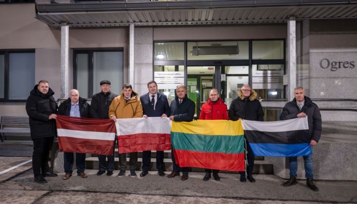 Latvijas, Lietuvas, Igaunijas un Polijas politiski represēto biedrību pārstāvji viesojas Ogrē