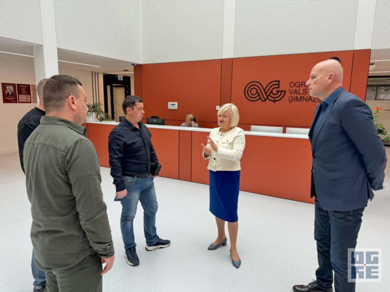 FOTO: Ogrē uzņemti Odesas apgabala administrācijas pārstāvji