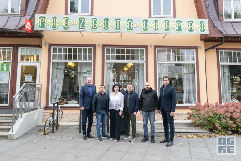 FOTO: Ogrē uzņemti Odesas apgabala administrācijas pārstāvji