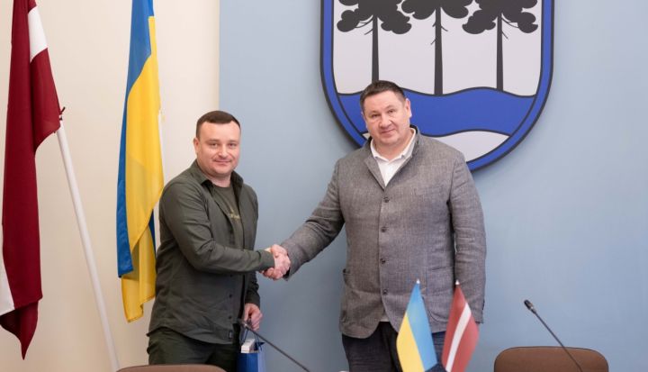 FOTO: Ogrē uzņemti Odesas apgabala administrācijas pārstāvji