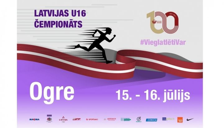 15. un 16. jūlijā Ogrē notiks Latvijas U16 čempionāts