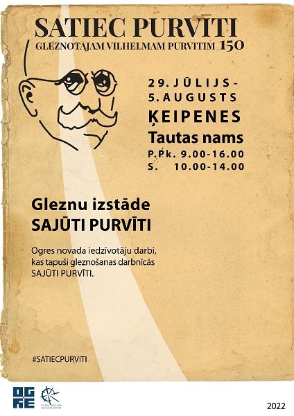 150 Ogres novada iedzīvotāju radītas gleznas izstādē SAJŪTI PURVĪTI