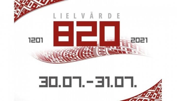 30.-31.jūlijā kopā svinēsim Lielvārdes 820.jubileju