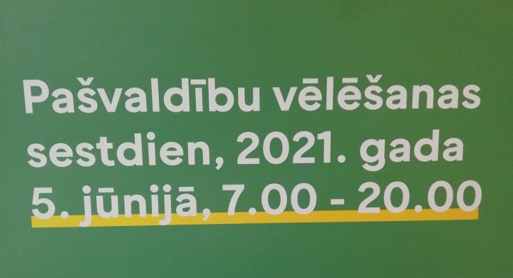 5.jūnijā – pašvaldību vēlēšanas
