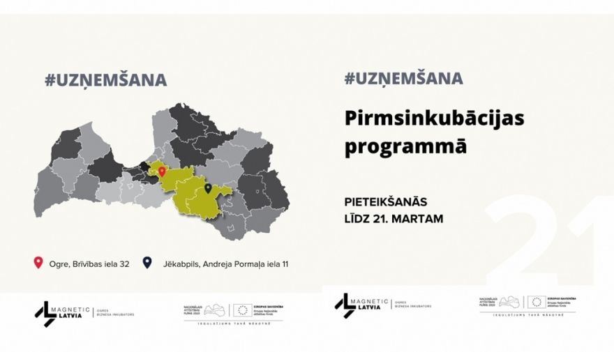 Aicina jaunos uzņēmējus pieteikties Pirmsinkubācijas programmai