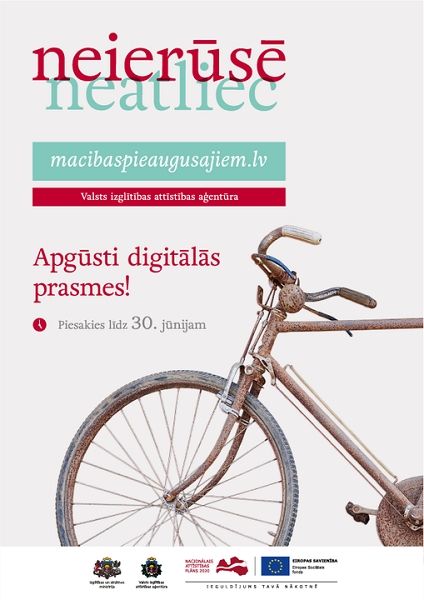 Aicina mācīties un apgūt digitālās prasmes
