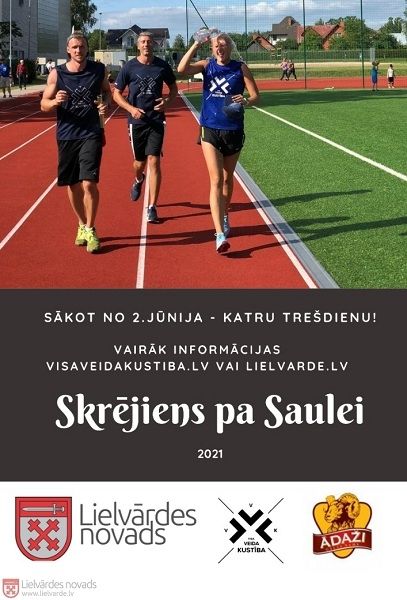 Aicina piedalīties skriešanas sacensībās "Skrējiens pa Saulei"!