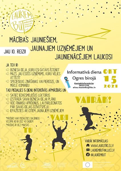 Aicina pieteikties informatīvajai dienai- mācībām "Laukiem būt!"