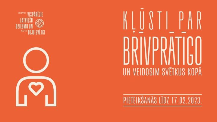 Aicina pietekties brīvprātīgos Dziesmu un Deju svētkiem