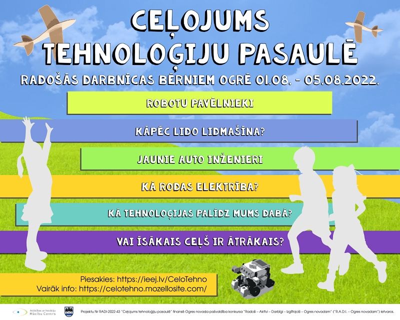 Aicina skolēnus doties ceļojumā uz tehnoloģiju pasauli