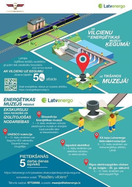 Aicina skolēnus uz izzinošu piedzīvojumu Enerģētikas muzejā Ķegumā