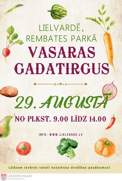 Aicina tirgotājus pieteikties vasaras gadatirgum