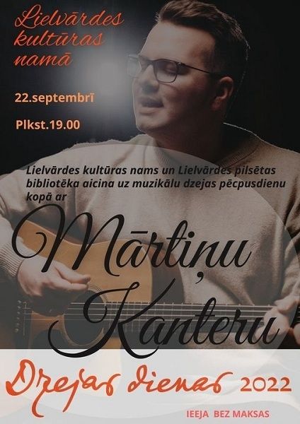 Aicina uz muzikālu dzejas pēcpusdienu