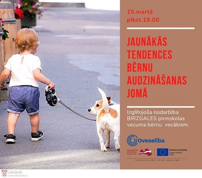 Aicina uz nodarbību par jaunākajām tendencēm bērnu audzināšanas jomā