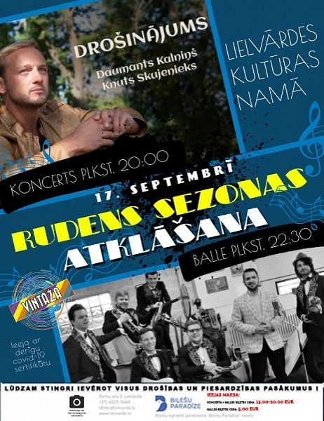 Aicina uz rudens sezonas atklāšanas koncertballi Lielvārdē
