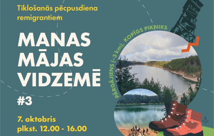 Aicina uz tīklošanās pēcpusdienu remigrantiem "Manas mājas Vidzemē" Ogres novadā