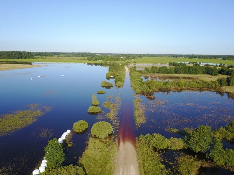Aicina ziņot par izskalojumiem uz valsts ceļiem