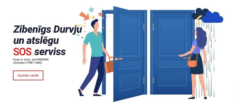 Aizkritušas durvis? Nav problēmu!