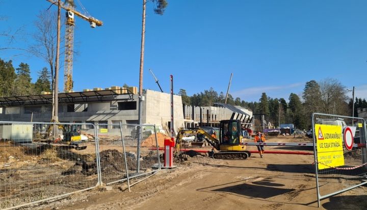 Aktuālie būvniecības darbi Ogres novadā