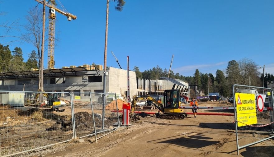 Aktuālie būvniecības darbi Ogres novadā