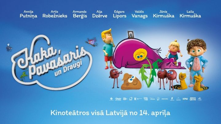 Animācijas filma bērniem "Kaka, pavasaris un draugi" Ogrē