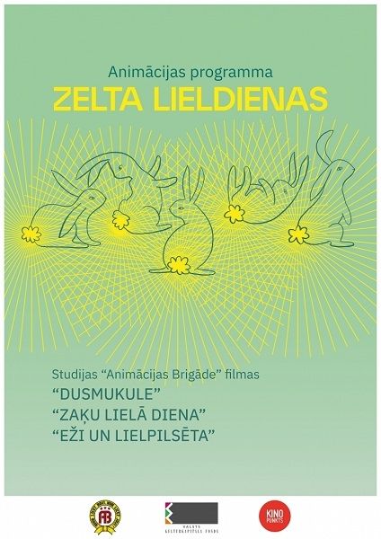 Animācijas filmu programma "ZELTA LIELDIENAS" Ķegumā